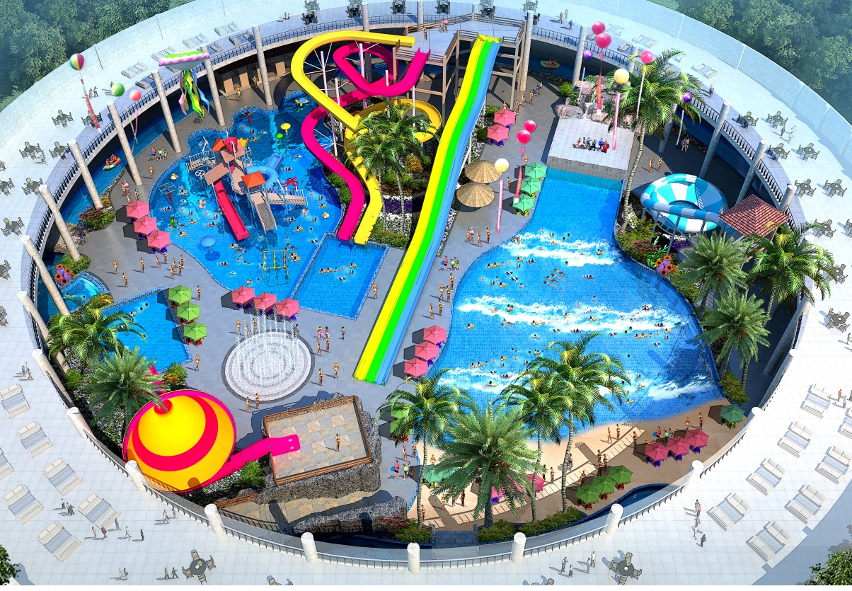 Water park project in Astana, the capital of Kazakhstan