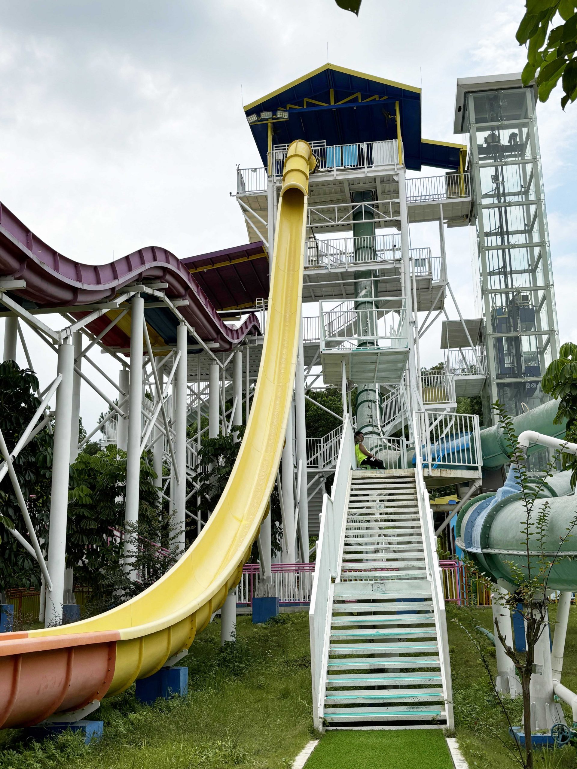 What can we benefit from adding a lift to the water slide?