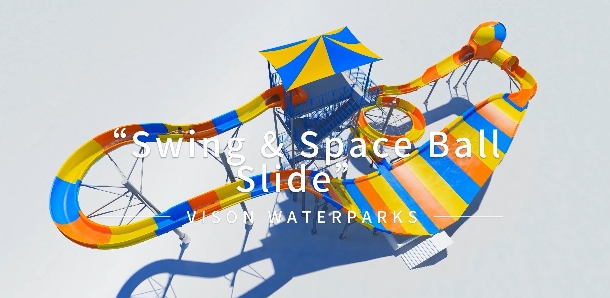 Swing and space ball slide